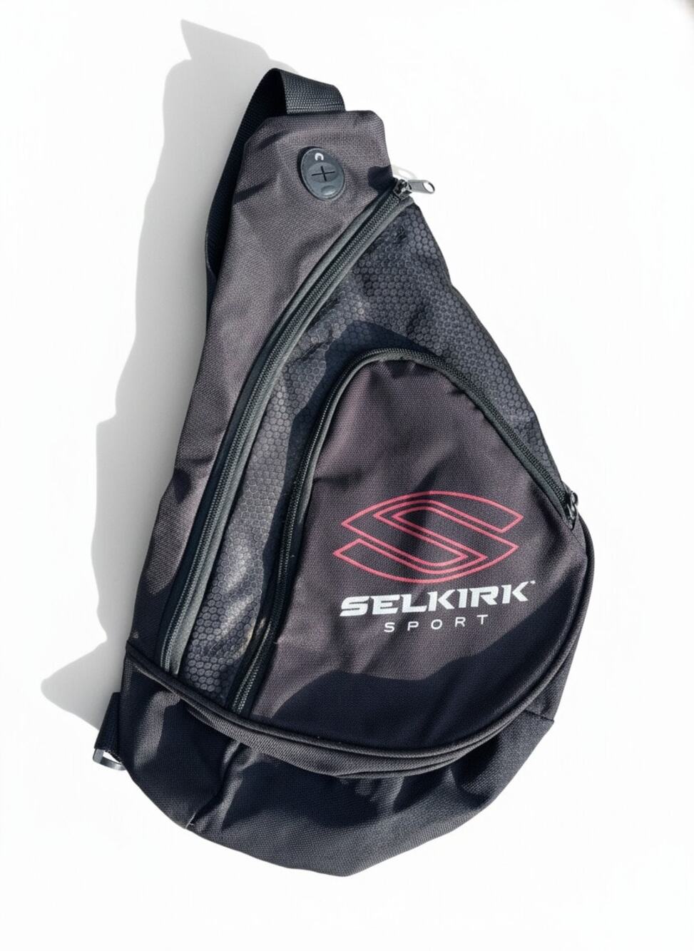 Selkirk Sport Sling Backpack Bag Pickleball Black Crossbody Adjustable Strap